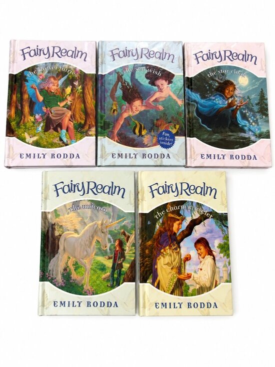 Fairy Realm Other - Fairy Realm by Emily Rodda – Lot of 5 Illustrated Hardcover Books – Fantasy Fun!